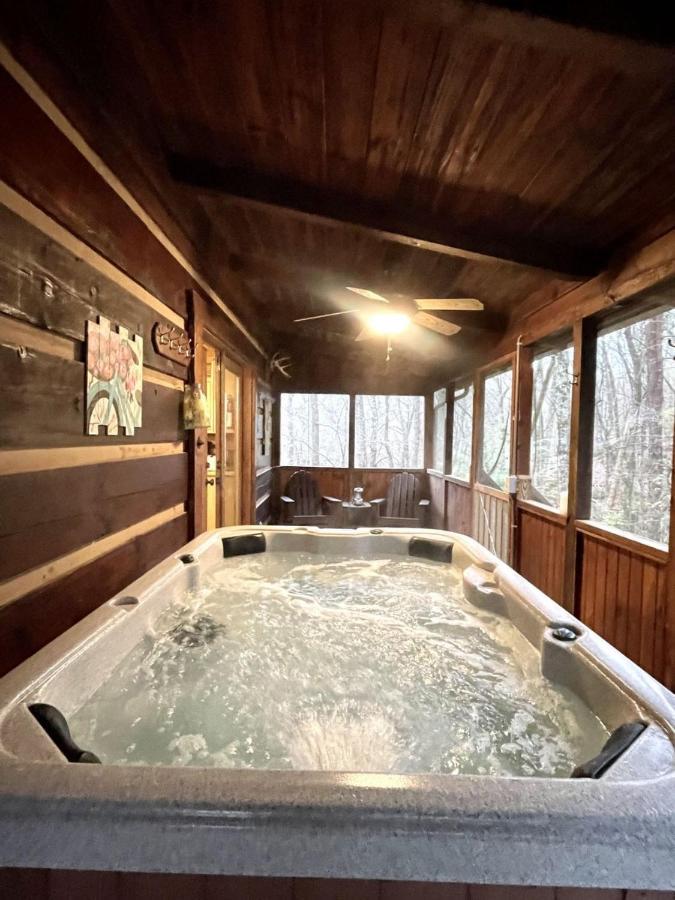 Peaceful Tellico View Home With Private Hot Tub Tellico Plains Eksteriør billede
